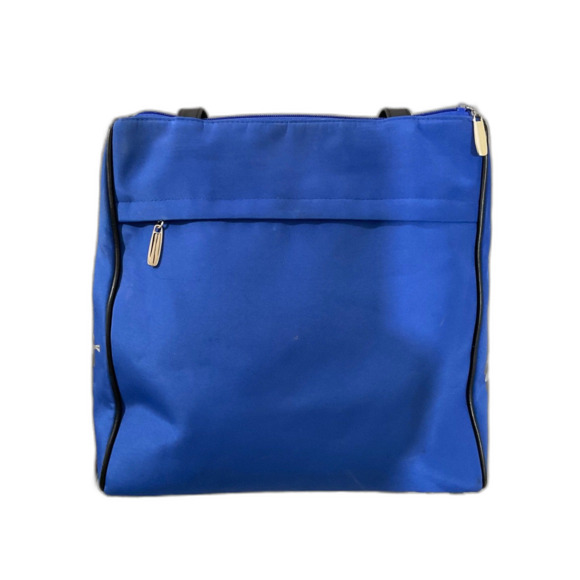 Vintage Elvis Presley Purse shoulder tote nylon? Blue Rhinestones embellished. - Picture 6 of 11